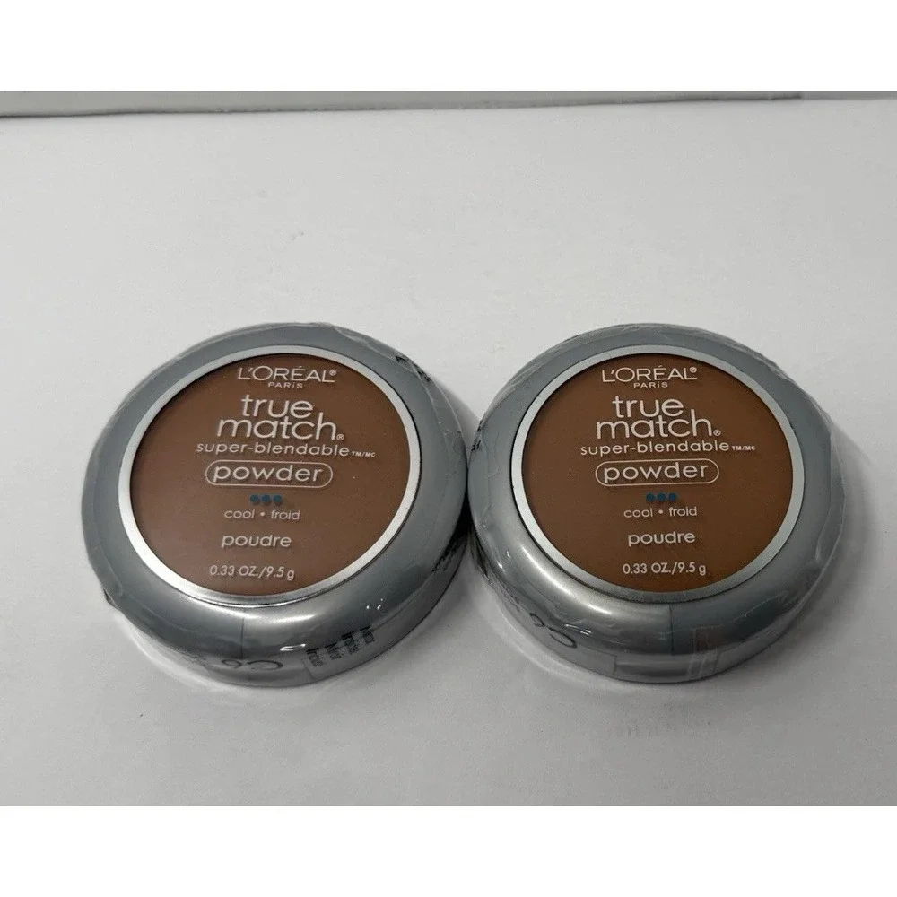 2 NEW L'OREAL True Match Super Blendable Powder Neutral - C6 SOFT SABLE